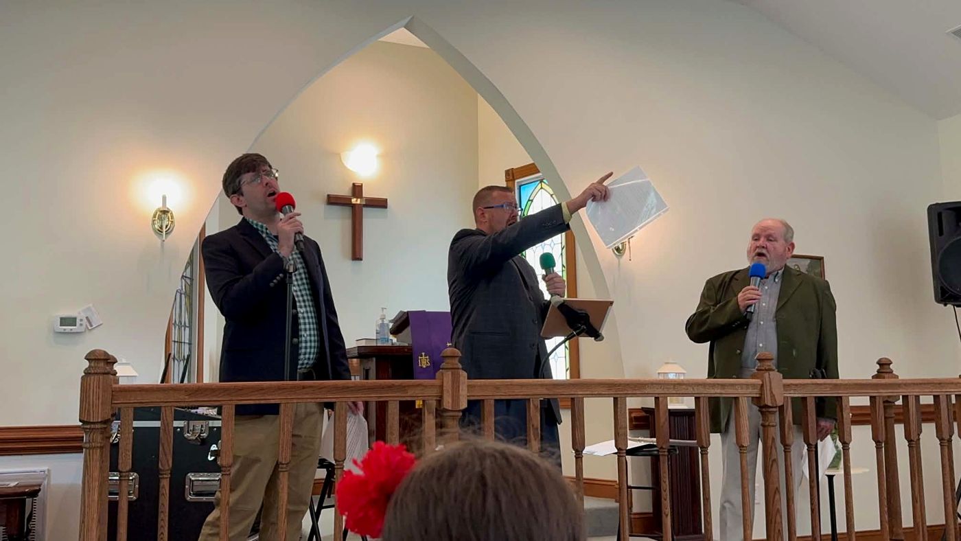 Crimson Road performing and ministering, photo 1